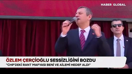 Aydın Büyükşehir Belediye Başkanı Özlem Çerçioğlu sessizliğini bozdu: "CHP'deki rant mafyası beni ve ailemi hedef aldı"