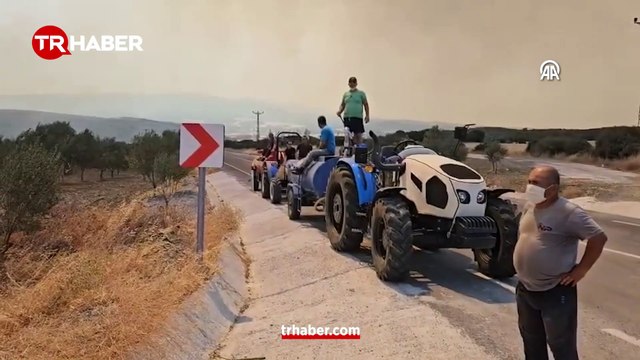 Çanakkale alev alev yanıyor: Tarihi alanlara giriş yasaklandı: 6 köy tahliye edildi