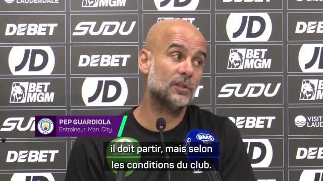 Man. City - Guardiola prévient Ederson qu'un départ se fait “selon les conditions du club”