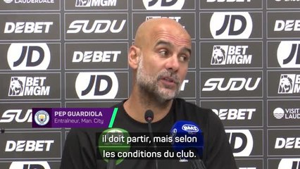 Man. City - Guardiola prévient Ederson qu'un départ se fait “selon les conditions du club”