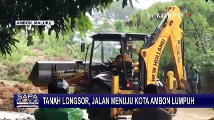 Longsor Tutup Jalan Batu Koneng, Akses ke Kota Ambon Lumpuh Total | SAPA MALAM