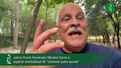 Jaime David Fernández Mirabal llama a superar mentalidad de -sálvense quien pueda