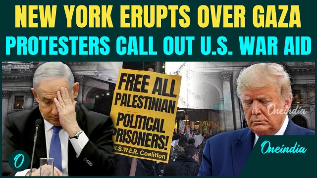 “STOP STARVING GAZA”: 200 Groups FLOOD New York Streets | Massive March Erupts Against U.S War Aid