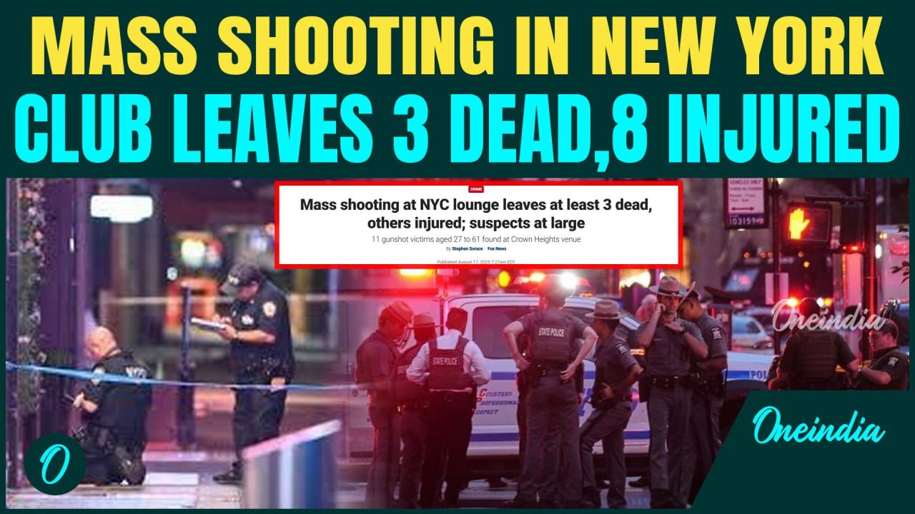 NEW YORK MASS SHOOTING: 3 DEAD, 11 WOUNDED As Gunmen SPRAY 36 Bullets Inside Crown Heights Nightclub