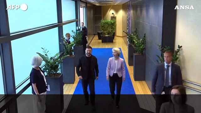Von der Leyen: L'Ucraina deve essere in grado di mantenere la sua integrita' territoriale