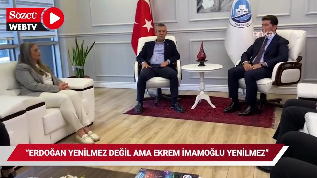 Özgür Özel: Erdoğan yenilmez değil ama Ekrem İmamoğlu yenilmez