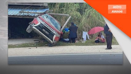 Remaja maut, lima cedera SUV bertembung lori