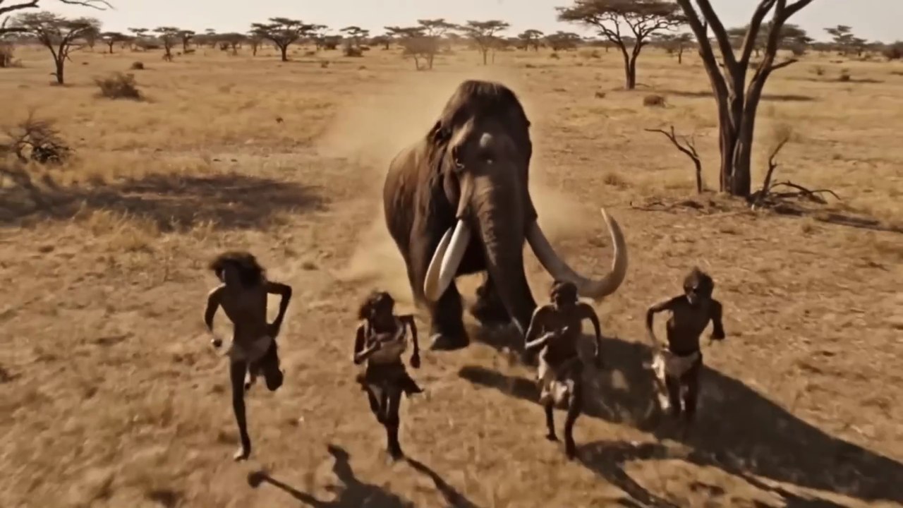 Life Million Years Ago ｜ How the first humans confronted mammoths