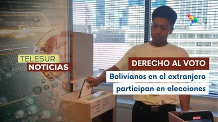 Masiva participación en el extranjero durante las elecciones de Bolivia