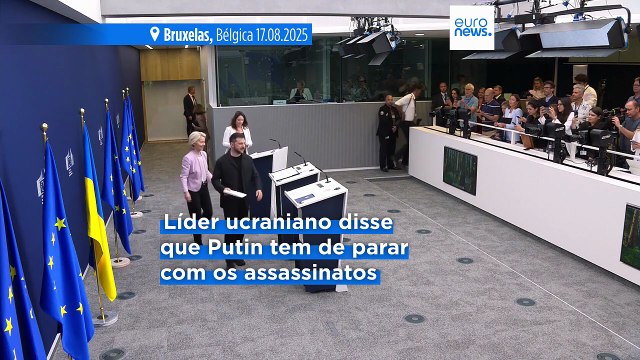 Zelenskyy insta Europa a manter-se unida contra a guerra anti-europeia da Rússia na Ucrânia