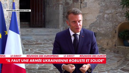 Emmanuel Macron : «Je ne pense pas que le président Poutine veuille la paix»