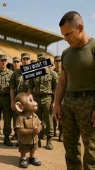 our poor baby monkey Army transition hardwork story ❤️🔥