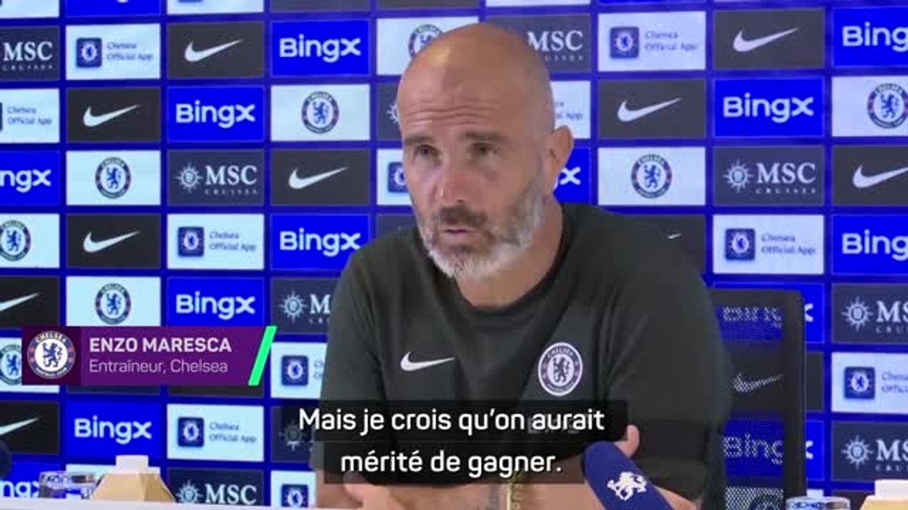 Chelsea - Maresca : "On va s'améliorer"