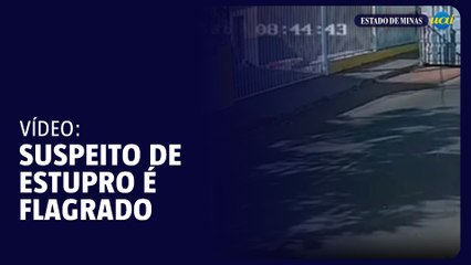 Imagens flagram suspeito de estuprar idosa em Uberlândia