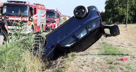 Madre e figlia fuori strada, paura a Santa Maria Codifiume