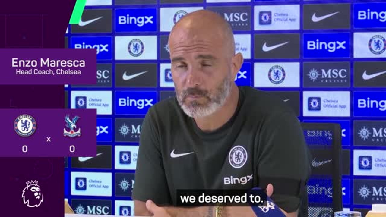 Chelsea’s Maresca insists team did enough to win