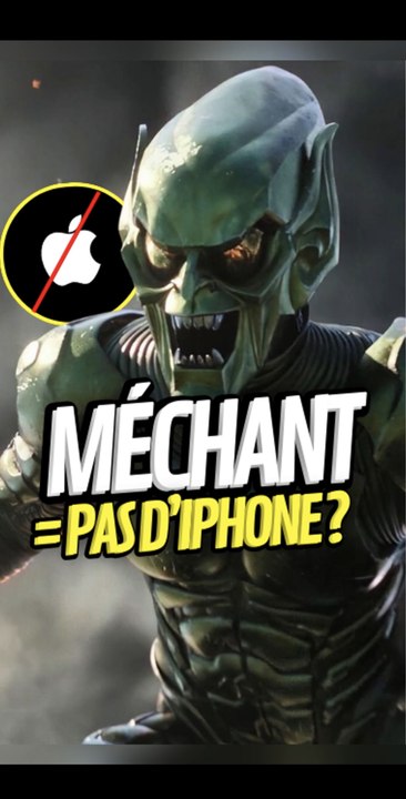 Les méchants ne peuvent pas avoir un iPhone ? #apple #iphone #film #info #pourtoi