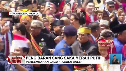 Iriana Jokowi-Kapolri Nikmati Lagu 'Tabola Bale', Joget Ria di HUT ke-80 RI di Istana | LAPSUS