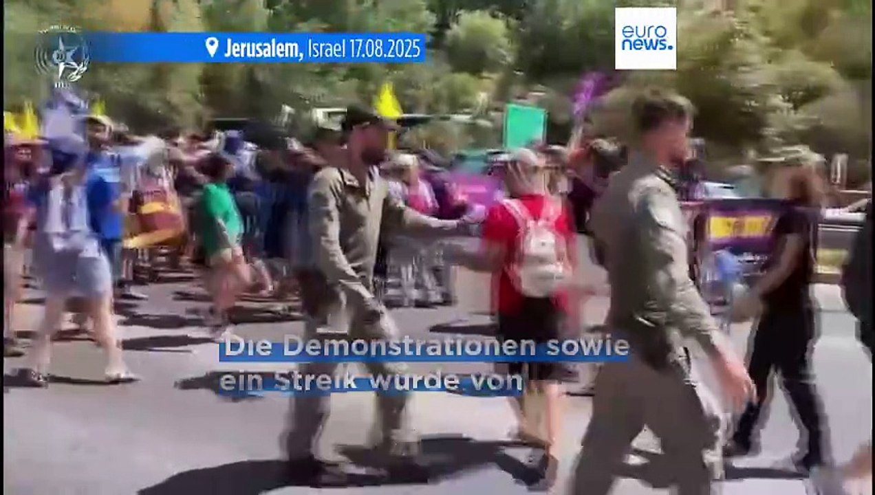 38 Festnahmen bei israelischen Protesten