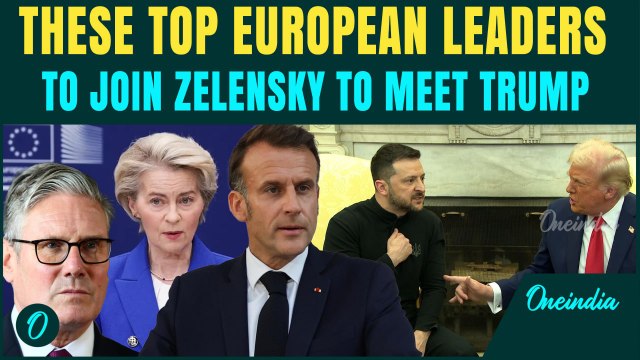 BREAKING: Top EU Leaders To Attend White House Talks | Zelensky ‘Too Scared’ To Face Trump Alone?
