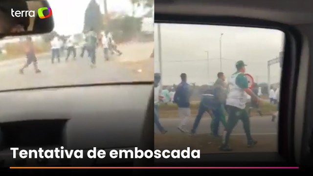 Torcidas organizadas de Palmeiras e Corinthians entram em confronto e bloqueiam Dutra