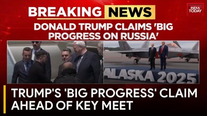 Trump claims 'big progress on Russia' ahead of meeting with Ukraine's Zelenskyy