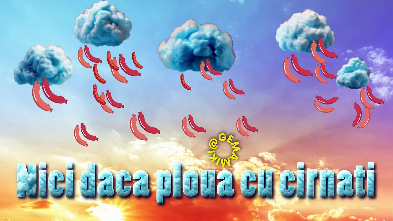 Azi nu ma misc din pat nici sa ploua cu cirnati