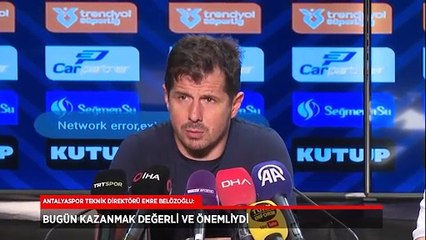 Emre Belözoğlu: Kazanmak önemli ve değerliydi