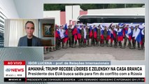 Trump e Zelensky vão se reunir com líderes europeus na Casa Branca; Igor Lucena analisa