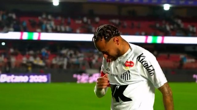 El desconsolado llanto de Neymar como un crío pequeño tras perder ante Vasco da Gama por 0-6