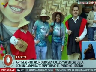 Táchira | Calles de La Grita se convirtieron en una galería de arte a cielo abierto