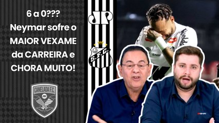 "O NEYMAR sofreu a MAIOR HUMILHAÇÃO DA CARREIRA hoje! Ele CHOROU após o 6 a 0 e..." | SANTOS X VASCO