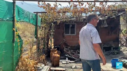 Jarilla, foco de uno de los mayores incendios que consumen hoy a España