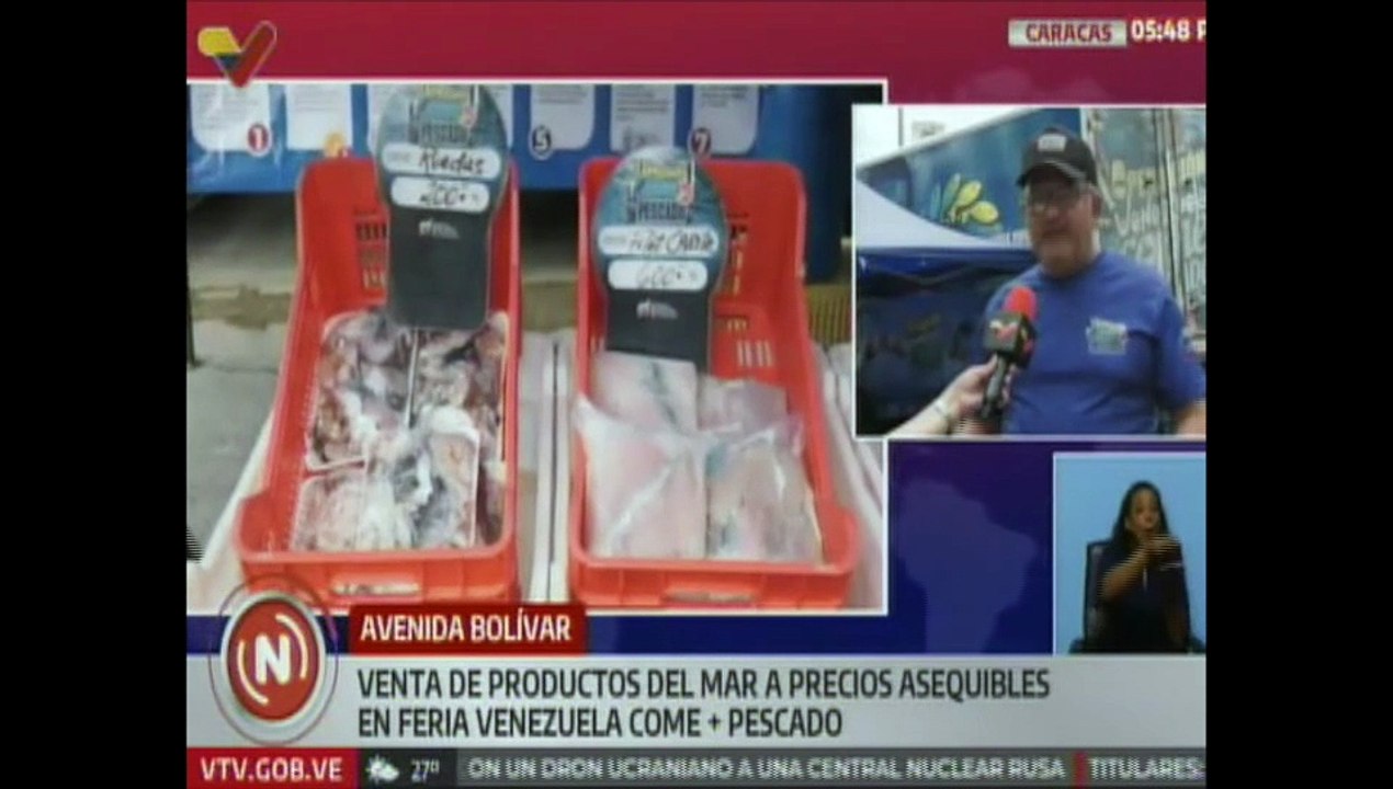 En la Avenida Bolívar se realizó la Feria Venezuela Come + Pescado con precios asequibles
