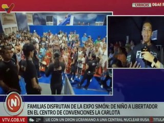 Caracas | Familias disfrutan la experiencia inmersiva de la Expo Simón de Niño a Libertador