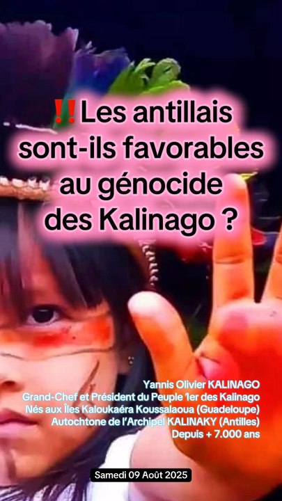 🎼‼️Les Antillais sont-ils favorables au génocide des Kalinago🗿⁉️ 🎶Tous savent, que désormais l’équivalent des israéliens, Sont les antillais qui exigent être les nouveaux propriétaires des Terres Kalinago
