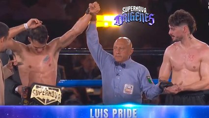 Luis Pride vence a Shelao en Supernova Orígenes con tremenda pelea sobre el ring