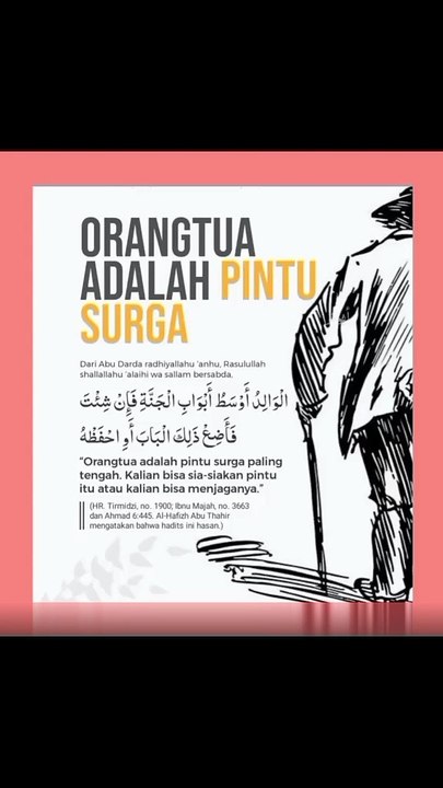 Orang Tua Adalah Pintu Syurga