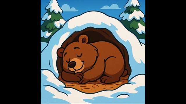 L’ours chante une berceuse pour dormir dans sa tanière - Contes de fées du Dakota du Nord