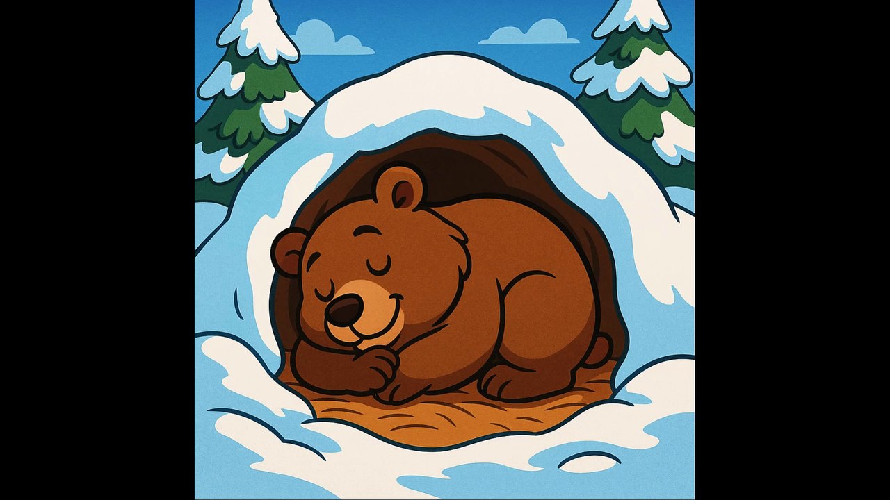 L’ours chante une berceuse pour dormir dans sa tanière - Contes de fées du Dakota du Nord