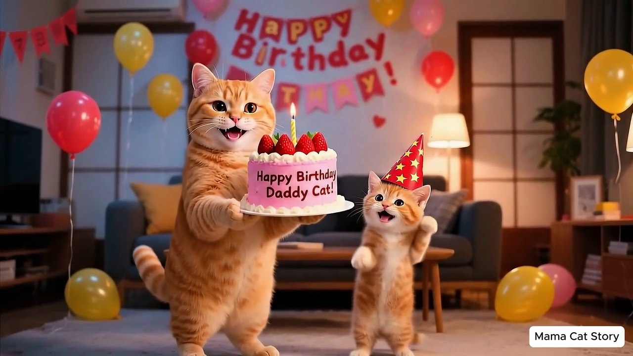 Mama Cat Gains Weight, Ginger Helps Mom Exercise, Jog and Yoga to Lose Weight at Home🐈🧘🏻‍♀️