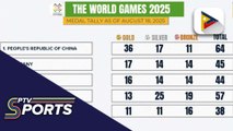 2025 World Games, opisyal nang magtatapos ngayong araw; China, nangunguna sa medal tally