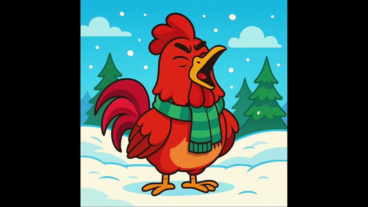 Winter Kids Song – The Rooster Complains About the Snowstorm | Funny Children’s Music - North Dakota Fairytales