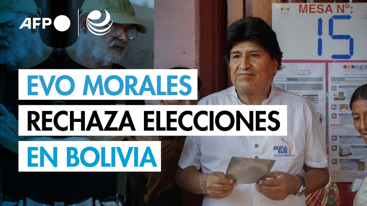 Evo Morales descalifica elecciones en Bolivia p...