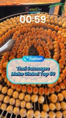 Thai Sausages Make Global Top 50