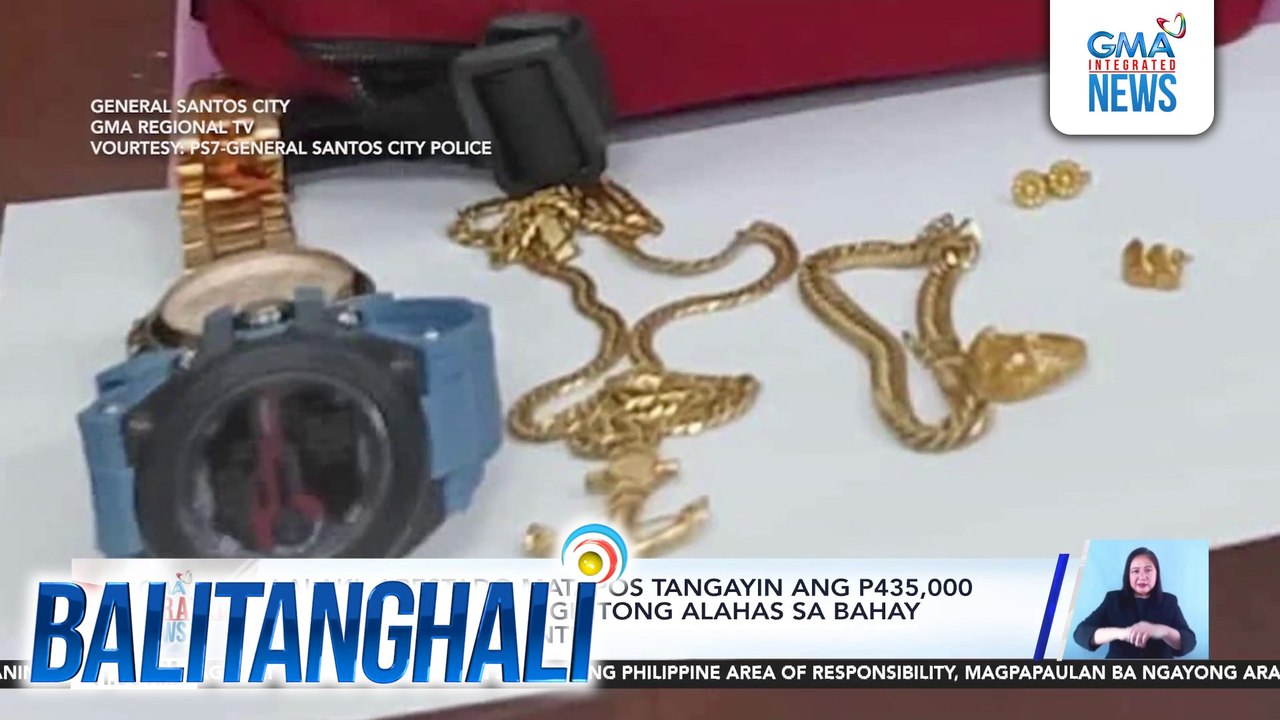 Lalaki, arestado matapos tangayin ang P435,000 halaga ng relo at gintong alahas sa bahay ng isang negosyante | Balitanghali