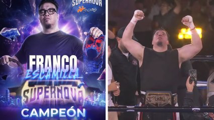 Franco Escamilla se lleva el cinturón Supernova Orígenes tras vencer al Escorpión Dorado por decisión dividida