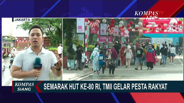 Asyik! Suasana Pesta Rakyat-Pertunjukan di TMII Rayakan HUT ke-80 RI | KOMPAS SIANG