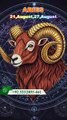#aries♈️ #21_August_To_27_August#Weekly #predictions #MyAstrology236 #horscopes❤  #astrologyupdare #dailyhoroscope  #ZodiacSigns
