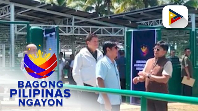 PBBM, ininspeksyon ang pinakamalaking solar-powered pump irrigation system sa Eastern Visayas